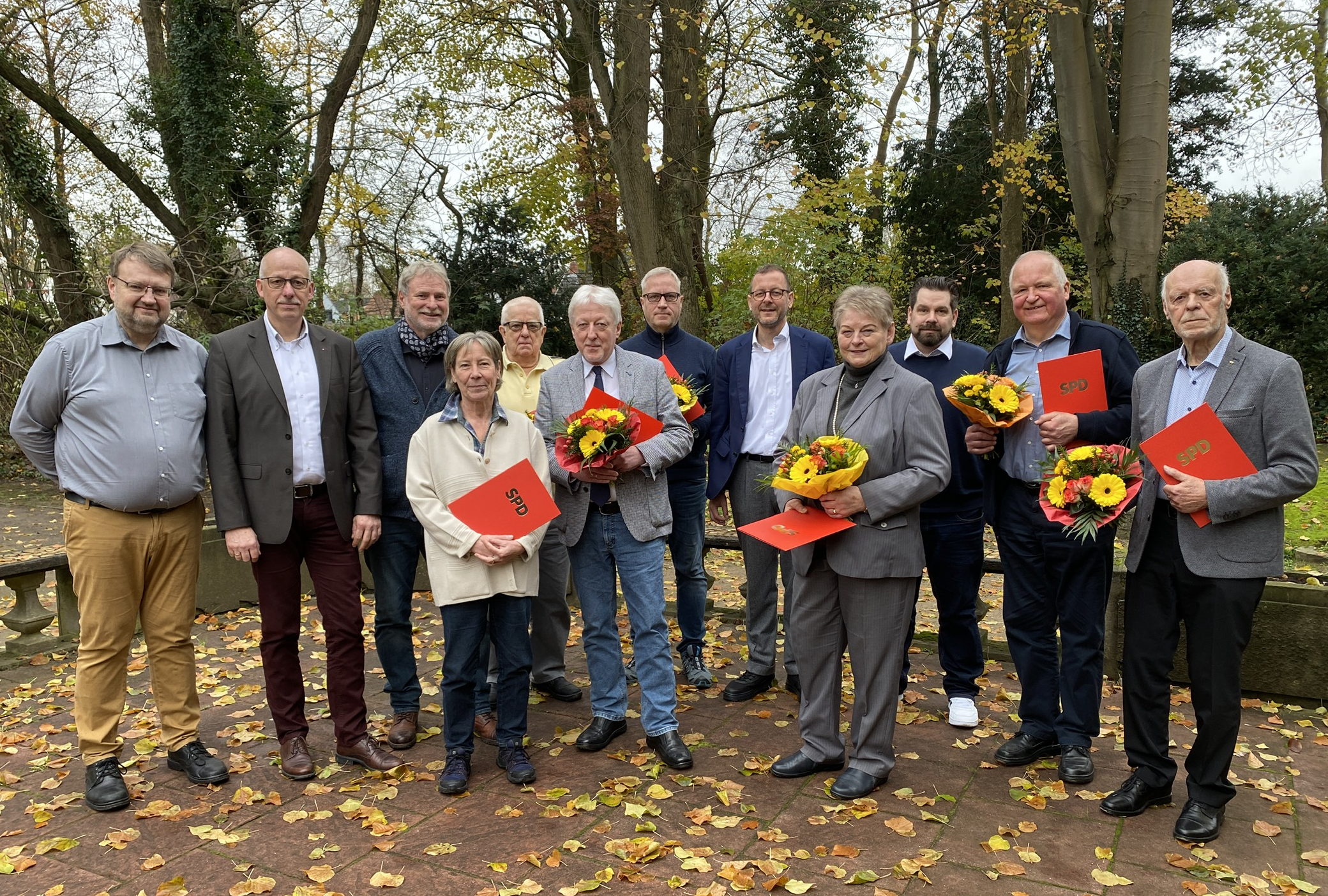 SPD Leherheide ehrt treue Mitglieder