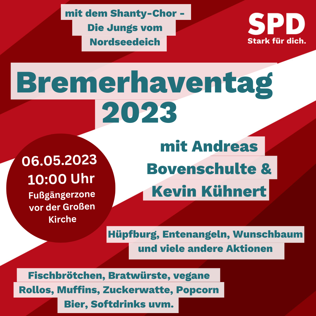 Bremerhaventag 2023 am kommenden Samstag in der Bremerhavener Innenstadt