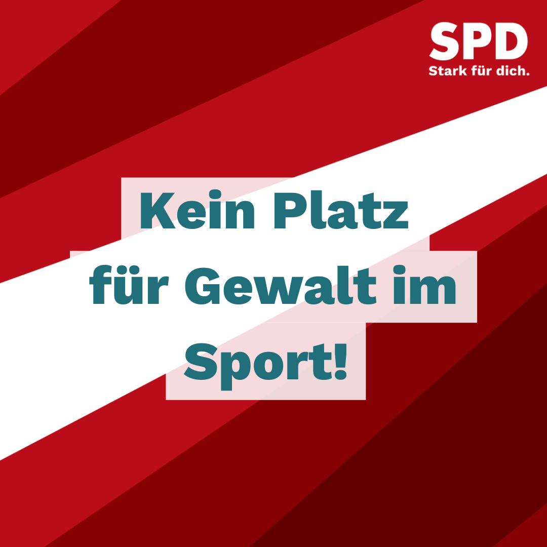 Kein Platz für Gewalt im Sport!