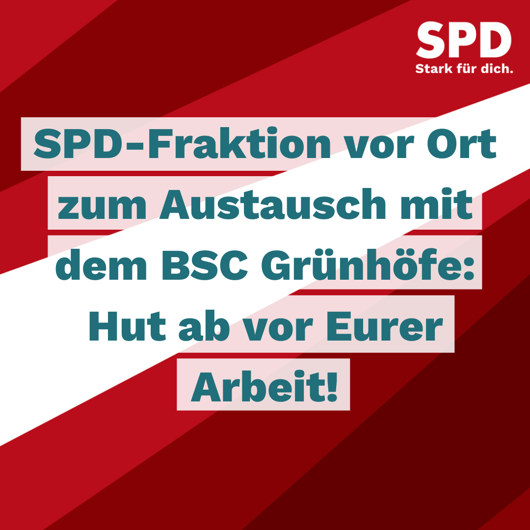 SPD-Fraktion vor Ort: Austauschgespräch mit dem BSC Grünhöfe