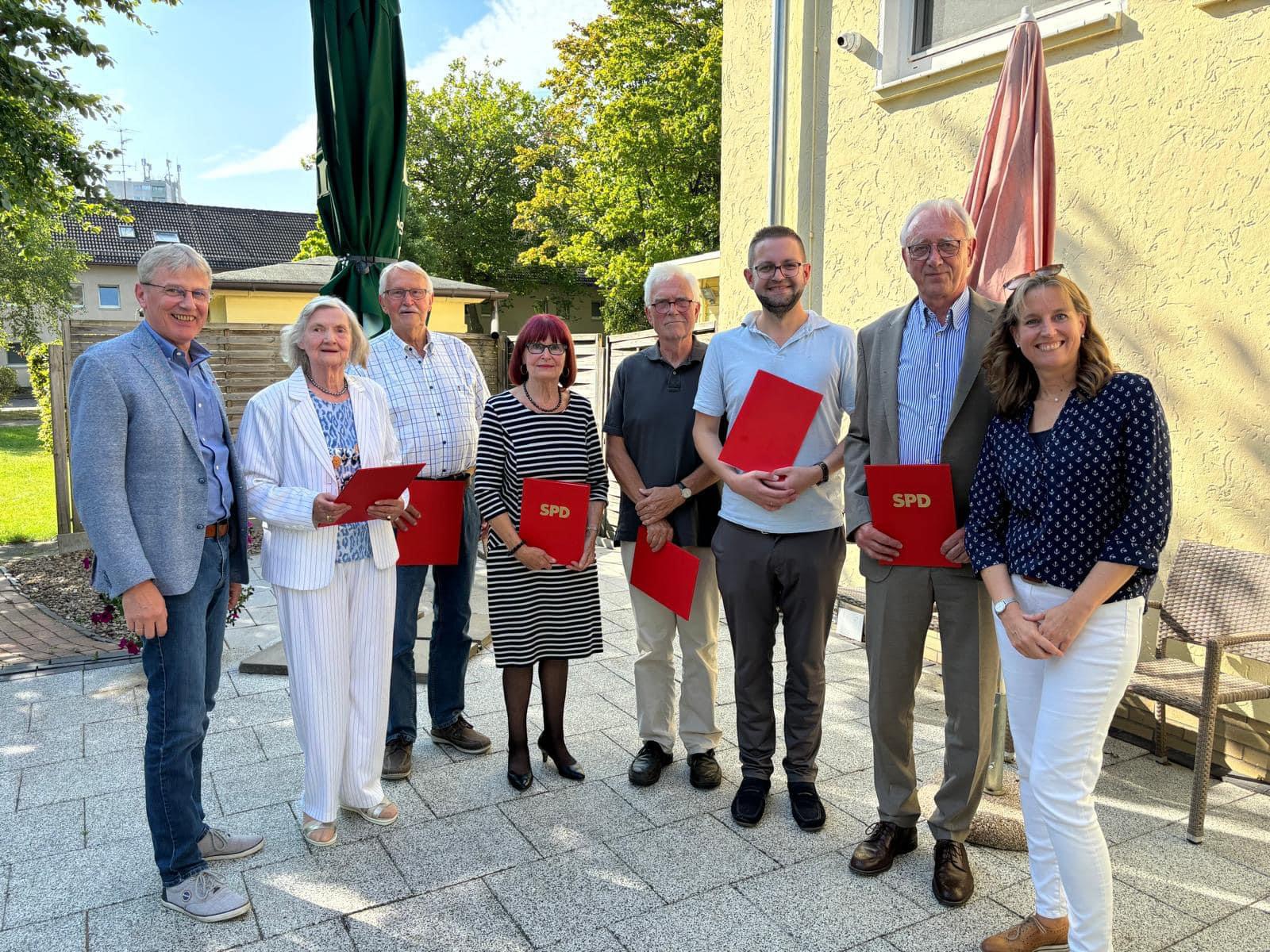 SPD Lehe-Nord ehrt langjährige Jubilare – Sommerfest mit Andrea Toense findet großen Anklang