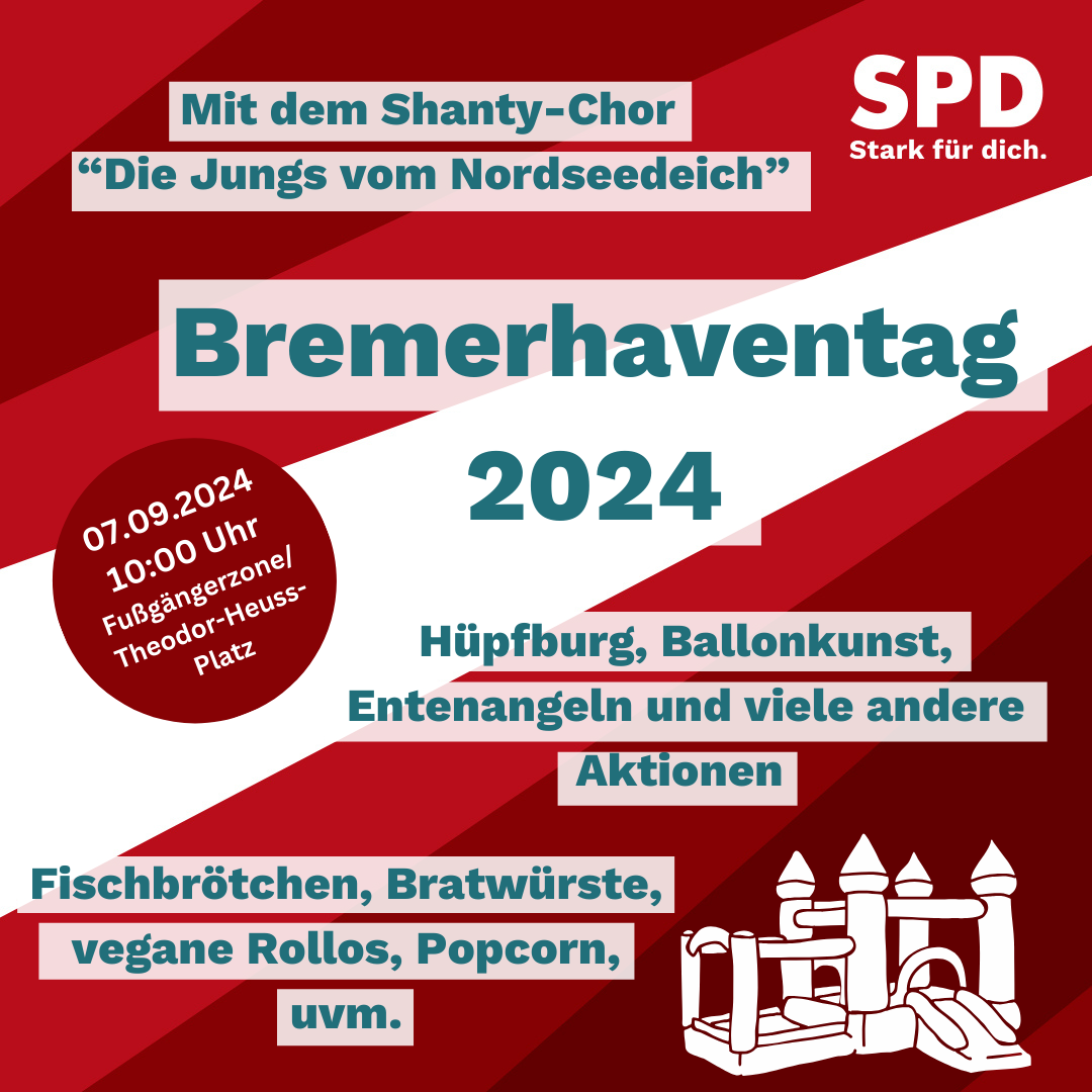 Auf geht´s zum Bremerhaventag 2024 – 07. September