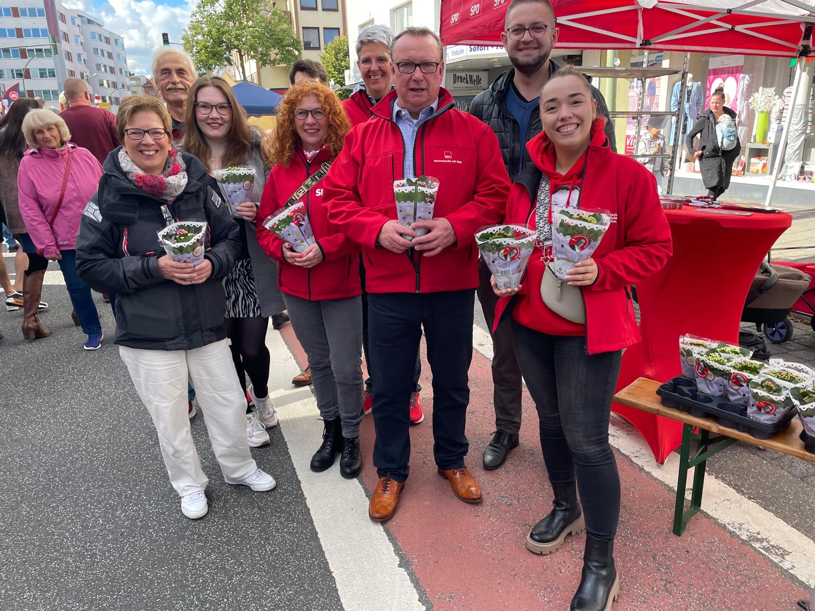 SPD Bremerhaven auf Geestemünder herbstfest gut vertreten