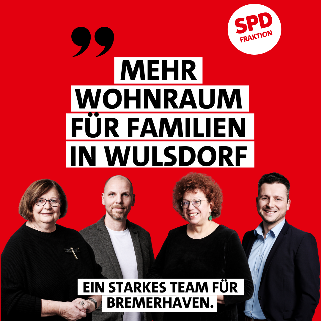 Mehr Wohnraum für Familien in Wulsdorf