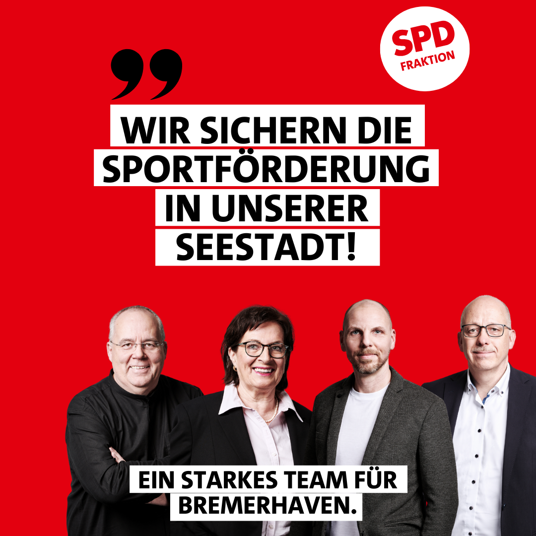 Wir sichern die Sportförderung in unserer Seestadt!