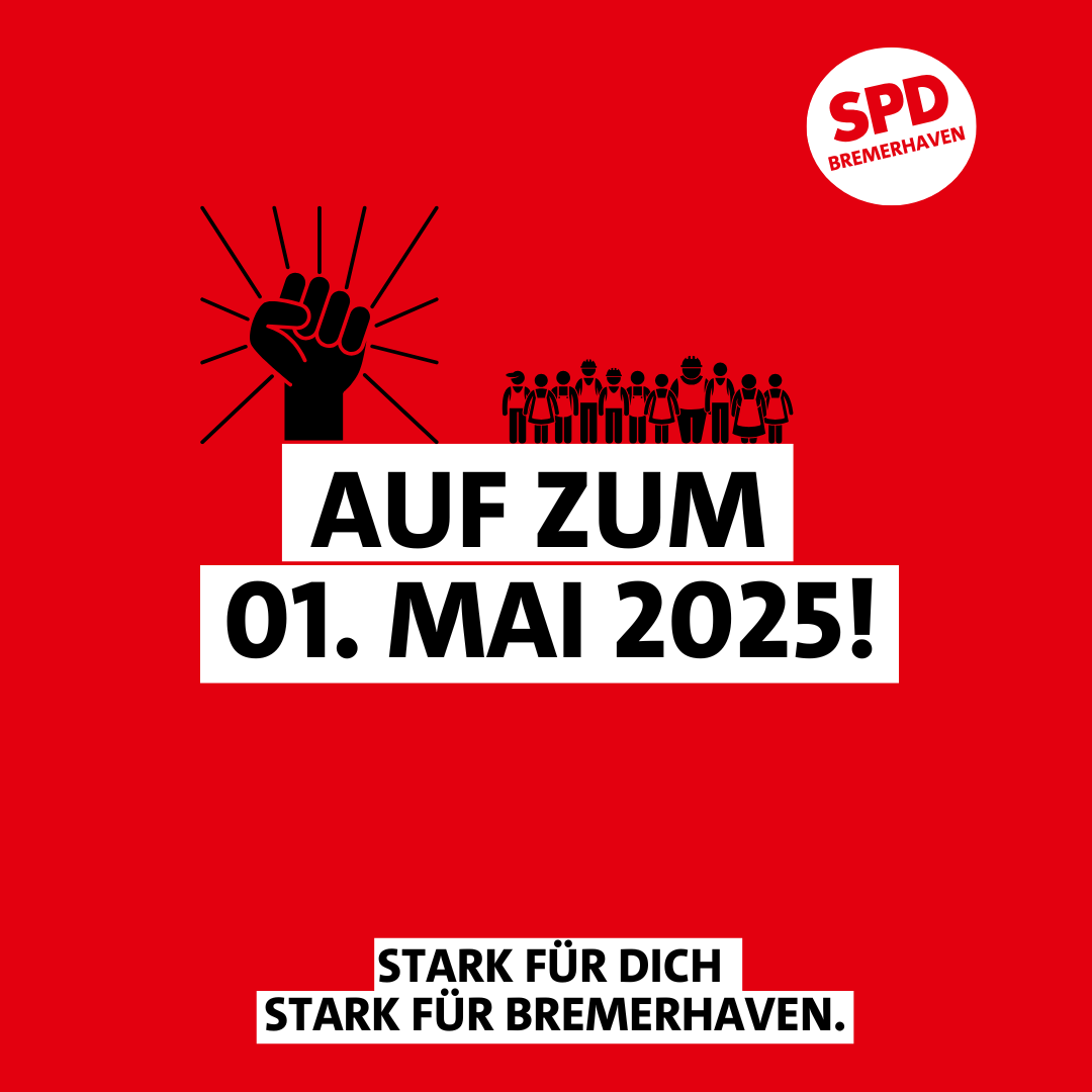 Aufruf zum 01. Mai 2025 – Mach´ Dich mit uns stark!
