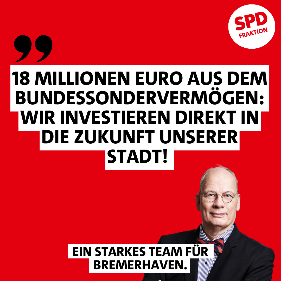 18 Millionen Euro aus dem Sondervermögen des Bundes für kommunale Sofortmaßnahmen