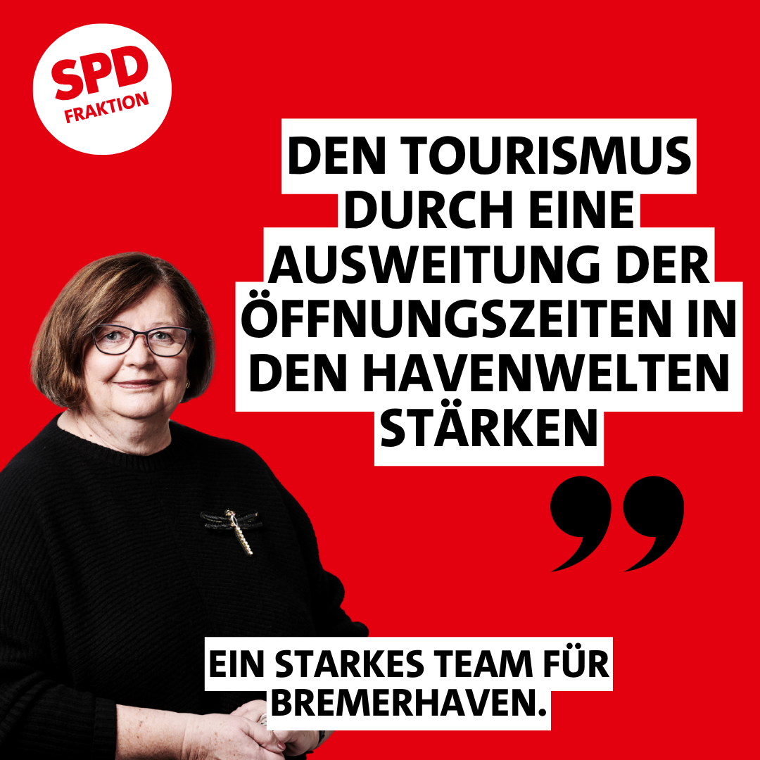 SPD-Fraktion fordert Ausweitung der Sonntagsöffnungszeiten in den Havenwelten zur Stärkung des Tourismus