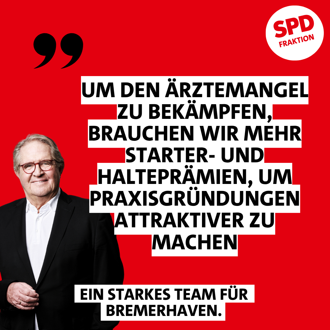 SPD-Fraktion sieht Sofortmaßnahmen als ersten Schritt zur Stärkung der medizinischen Versorgung