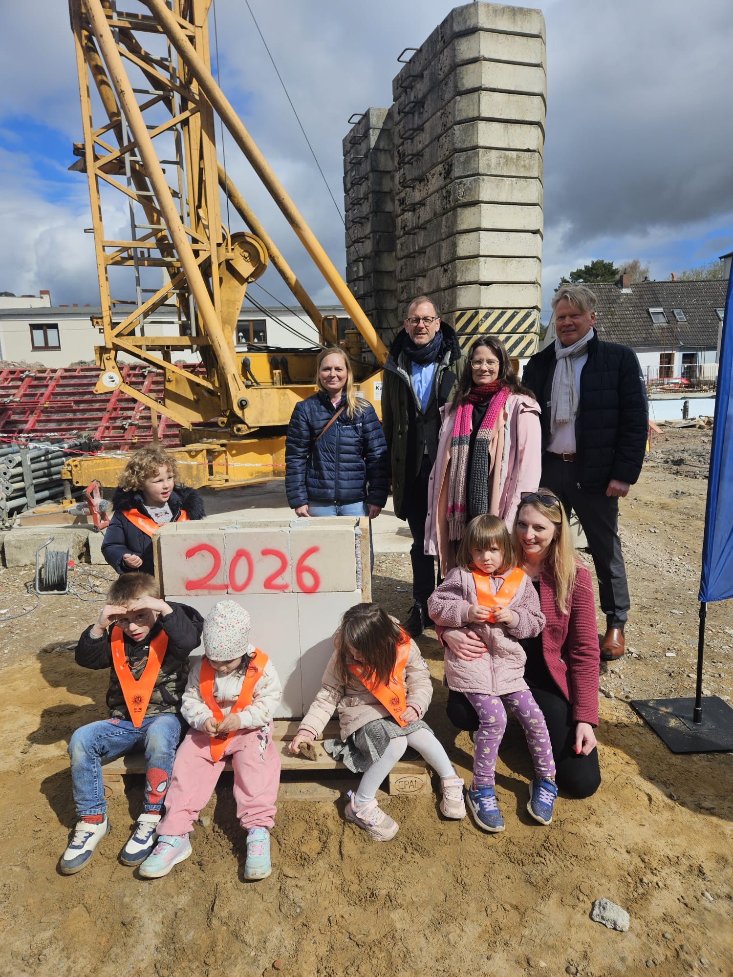 Grundsteinlegung der Kita Luisenstraße