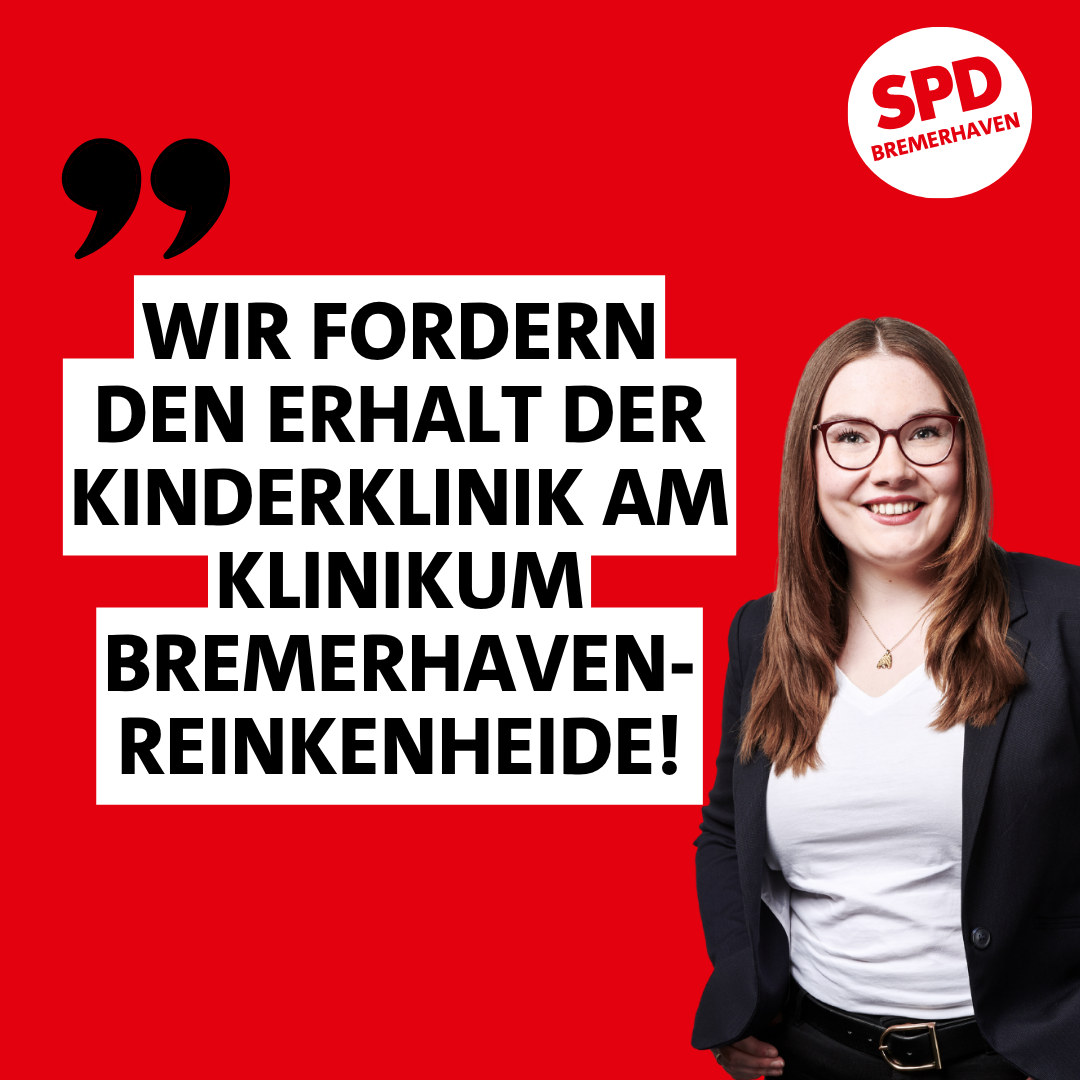 SPD Bremerhaven fordert Erhalt der Kinderklinik